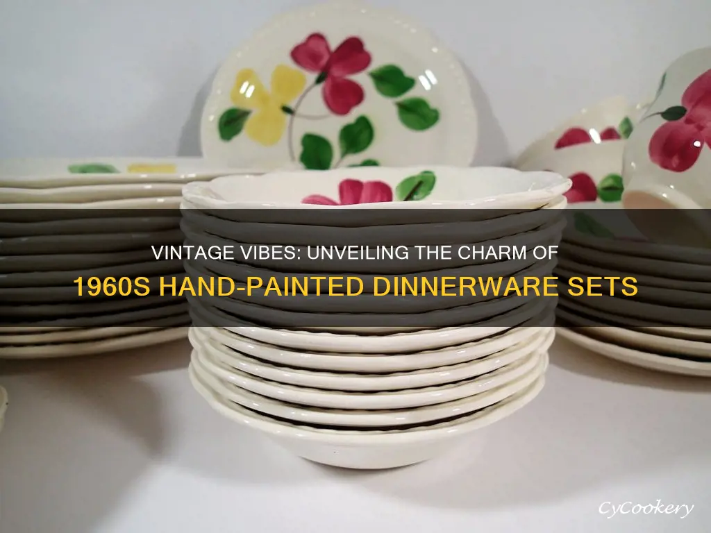 dinnerware set from 1960