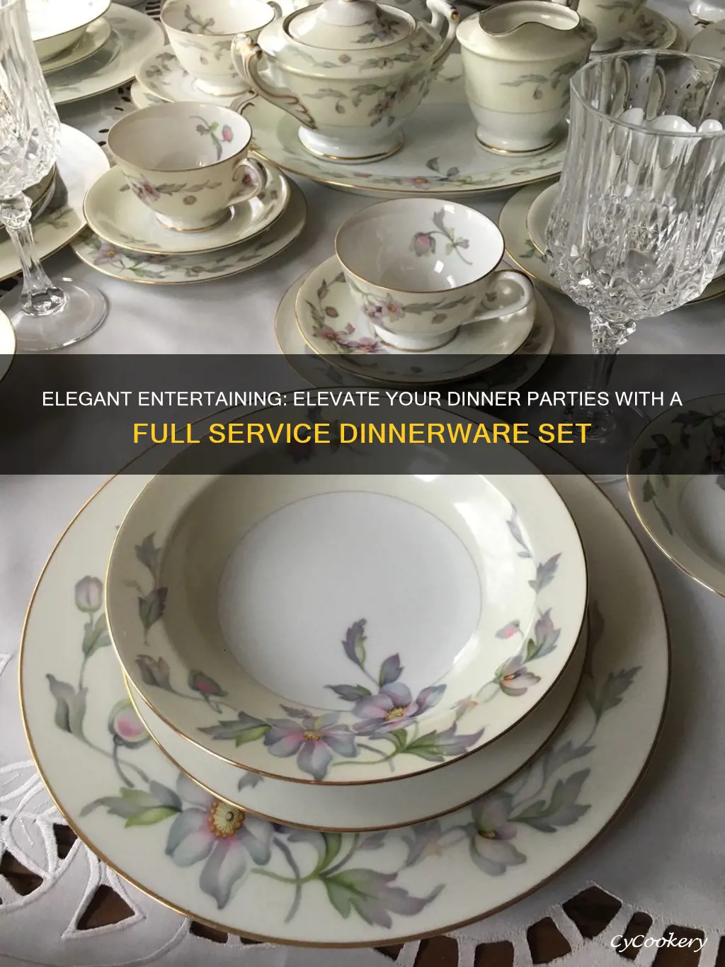 dinnerware set full service