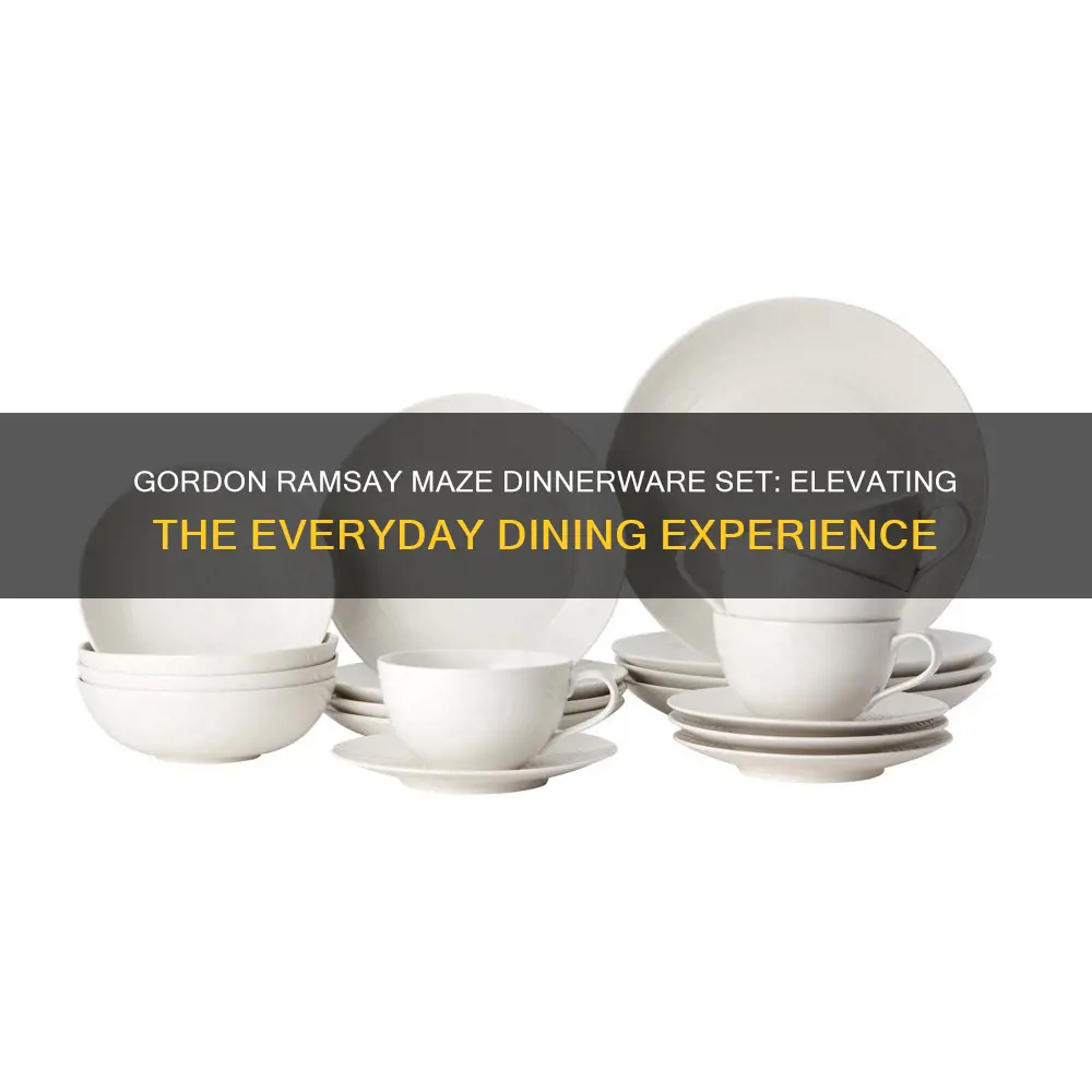 dinnerware set gordon ramsay maze