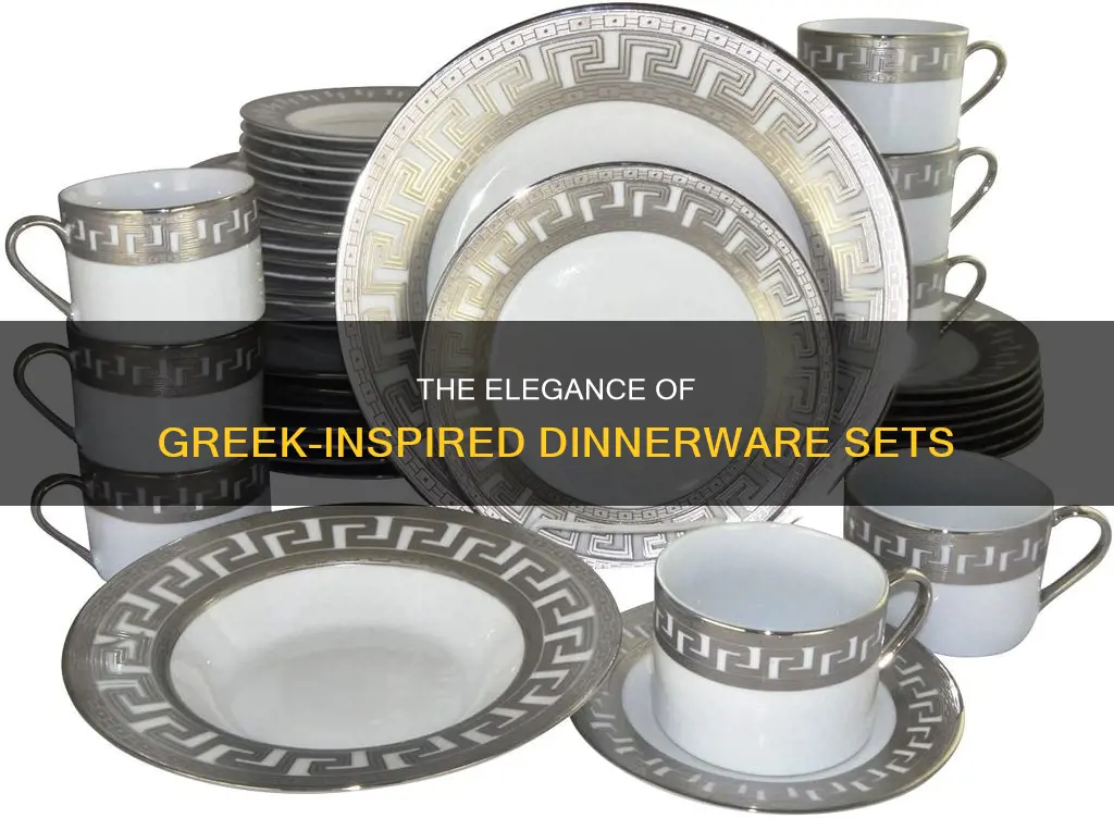 dinnerware set greek