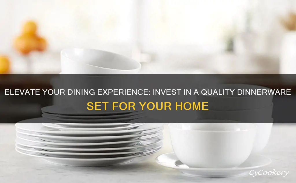 dinnerware set home starter