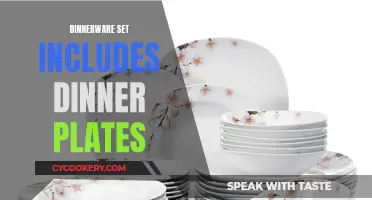 Elegant Dinnerware Set: Dinner Plates Take Center Stage