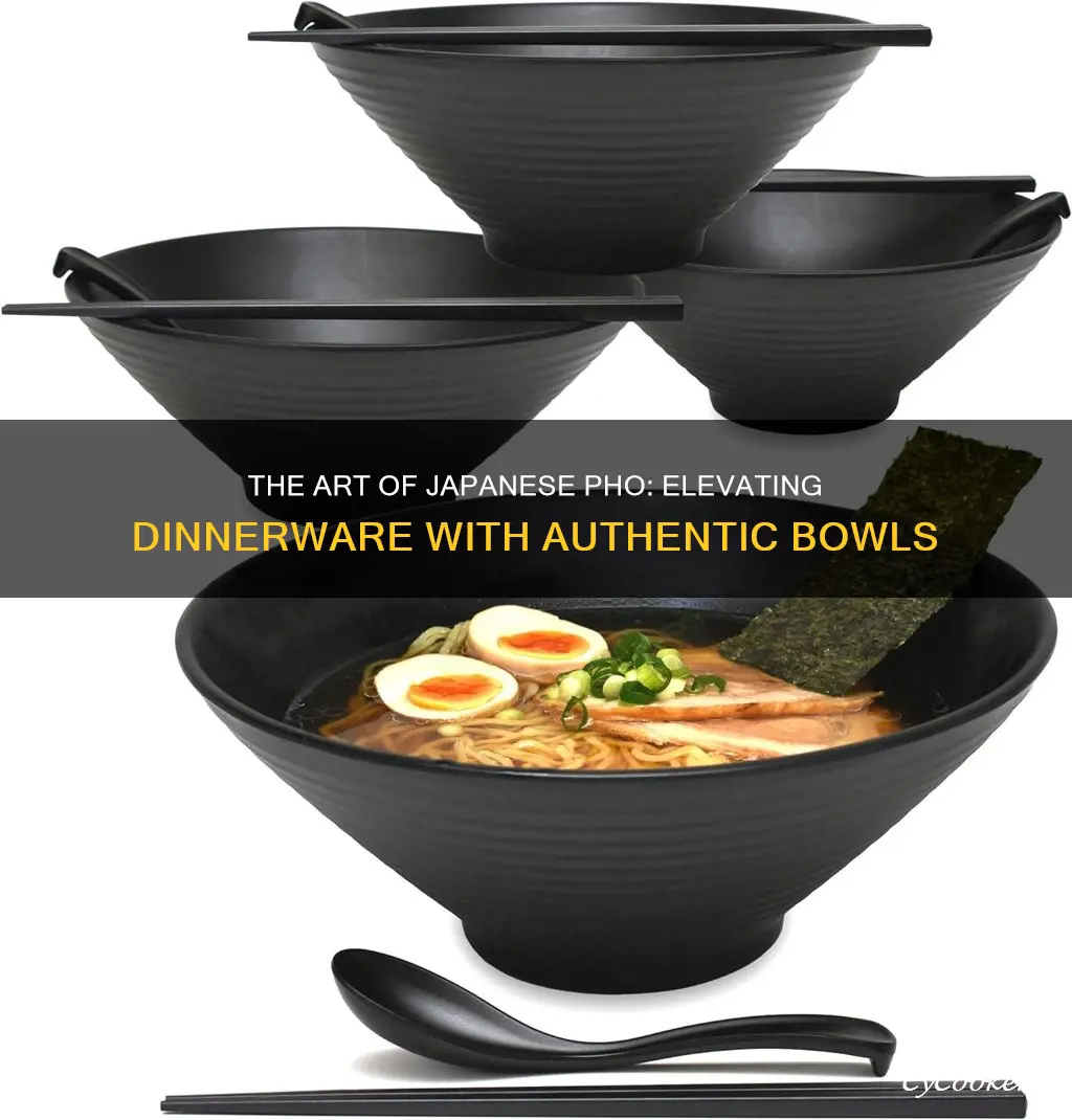 dinnerware set japanese pho bowl