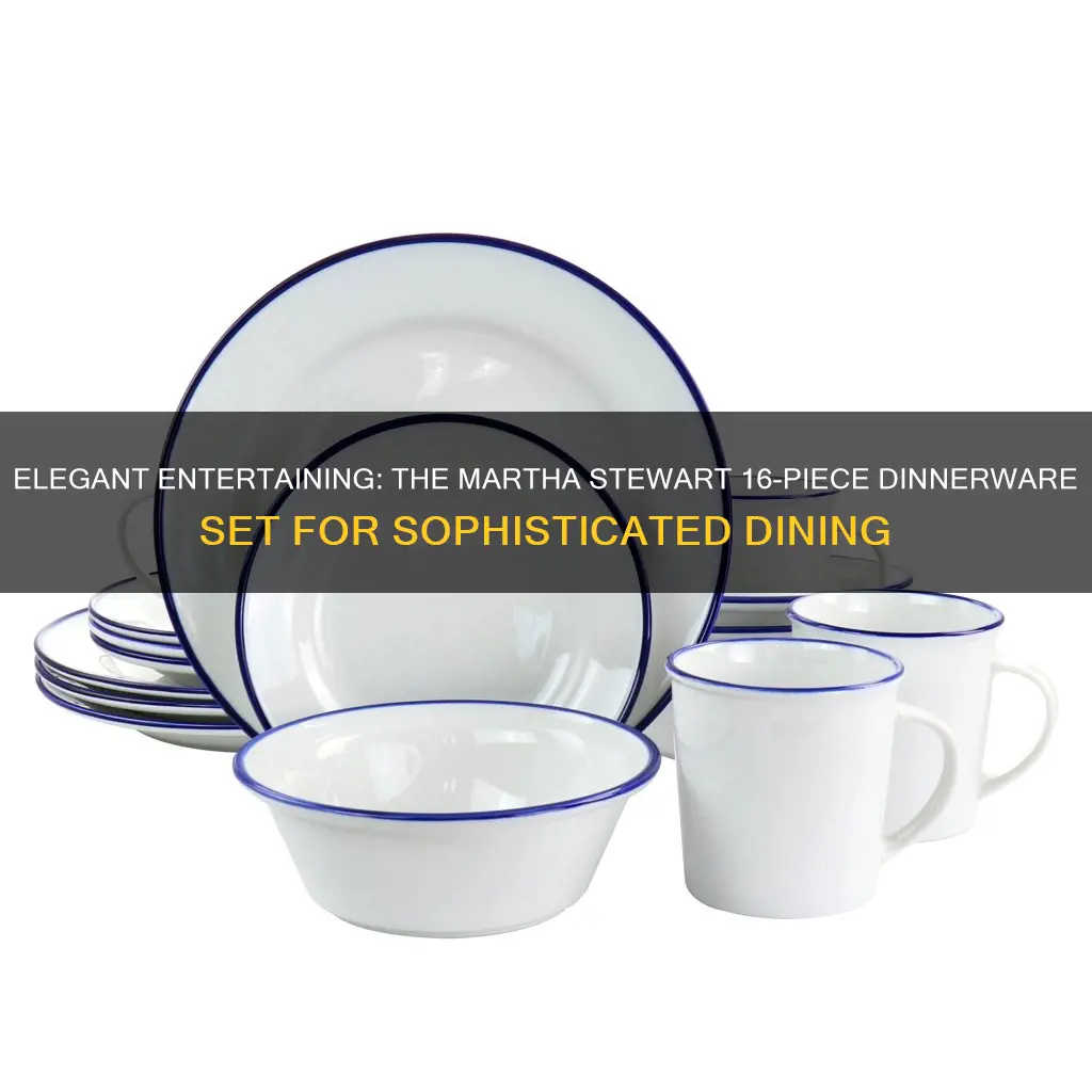 dinnerware set martha stewart 16