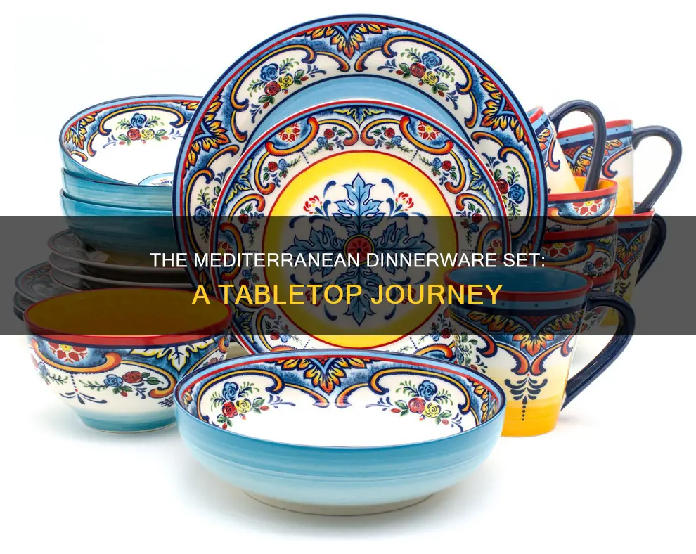 dinnerware set mediteranean