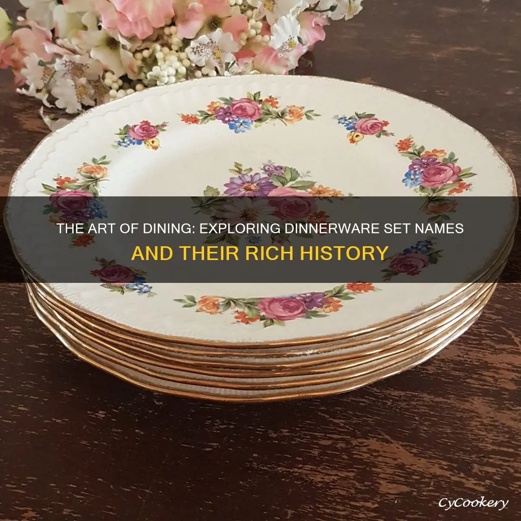 dinnerware set names