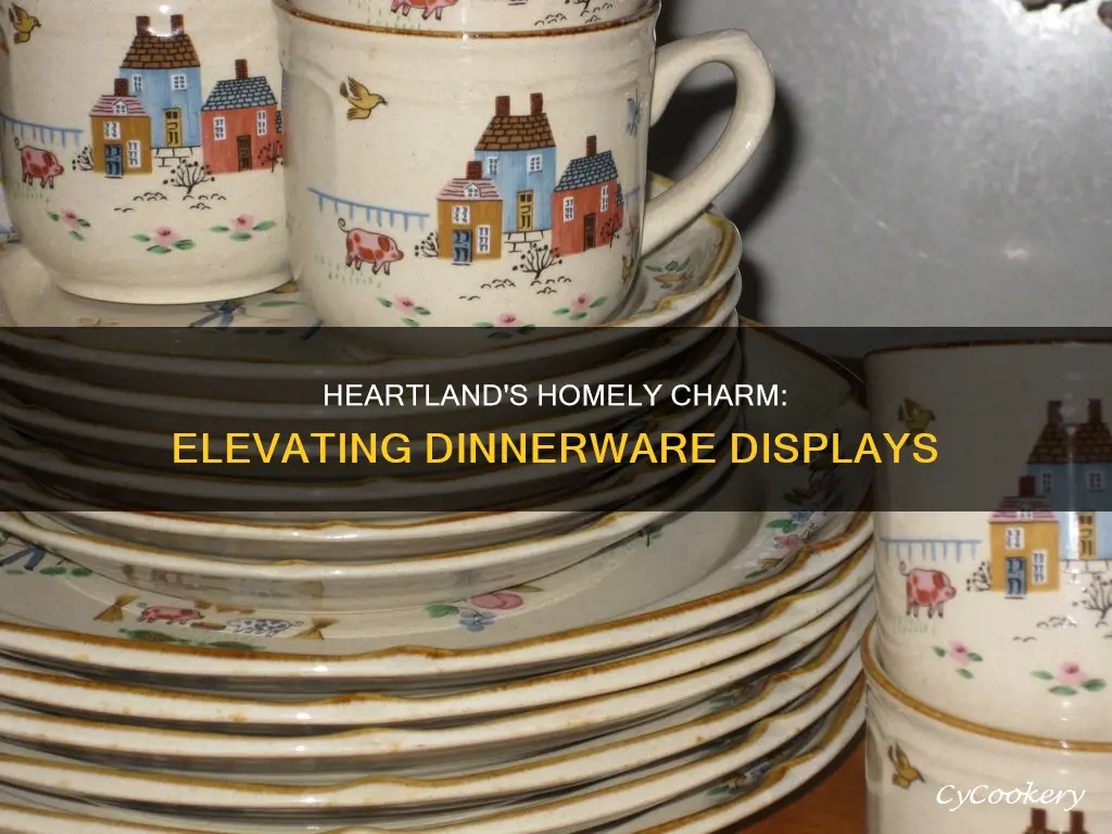 dinnerware set on show heartland