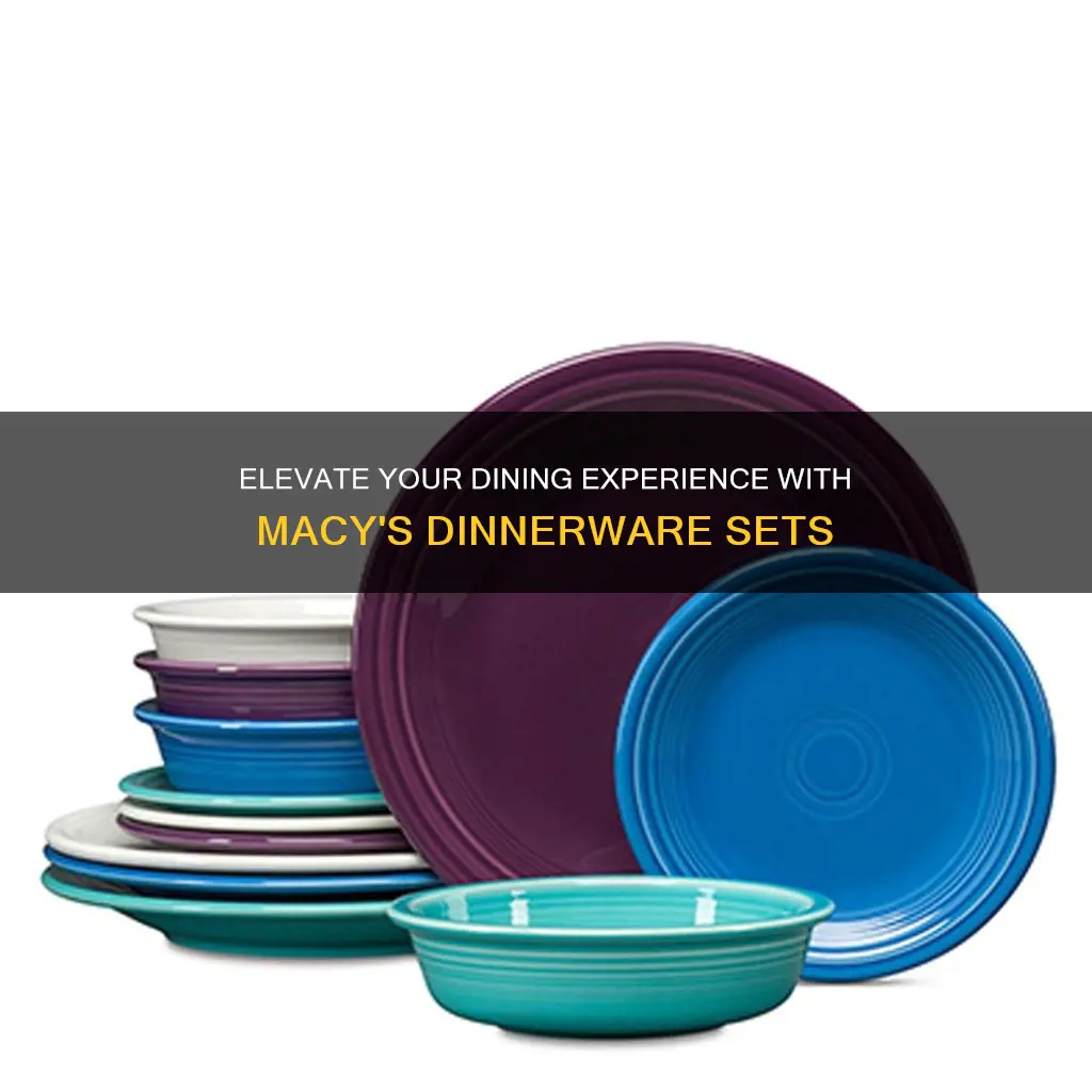 dinnerware set site macys.com