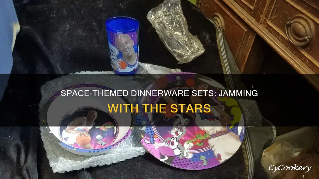 dinnerware set space jam