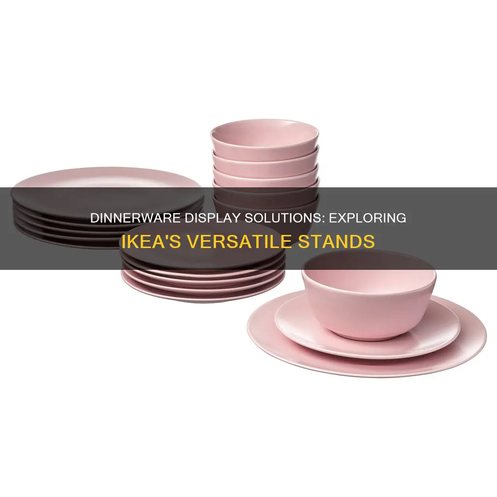 dinnerware set stands ikea