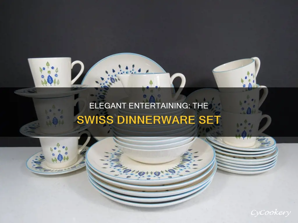 dinnerware set swiss