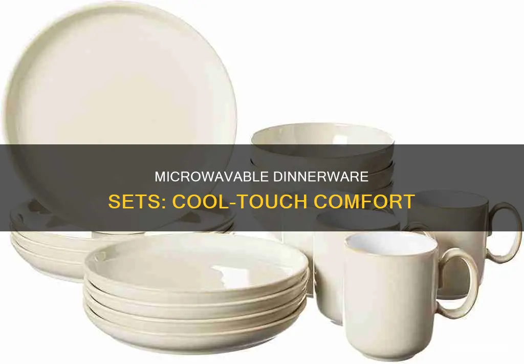 dinnerware set that do not get hot in microwave