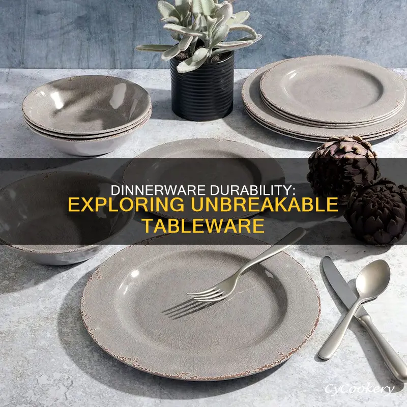 dinnerware set unbreakable