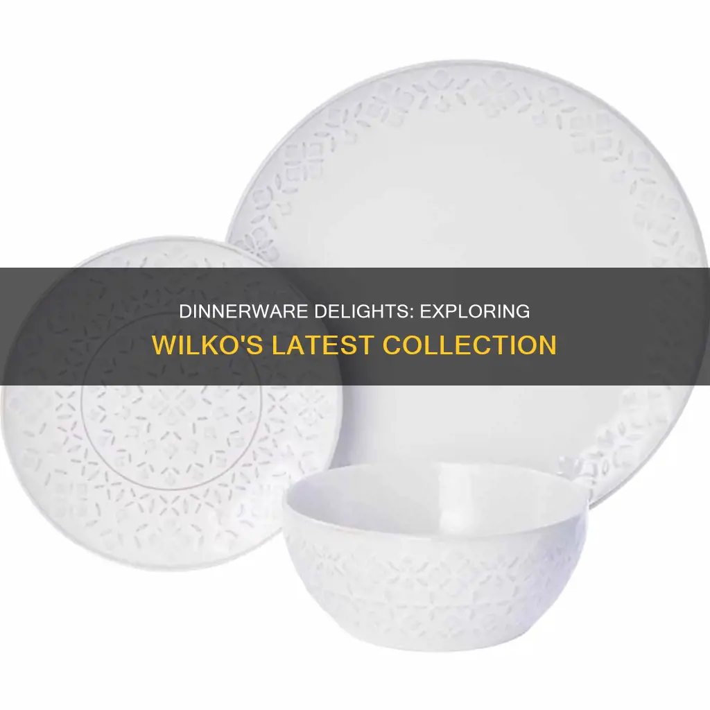 dinnerware set wilko