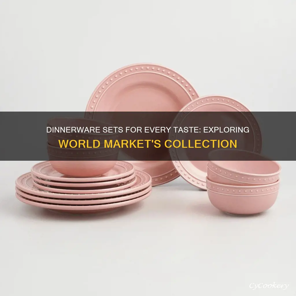 dinnerware set worldmarket