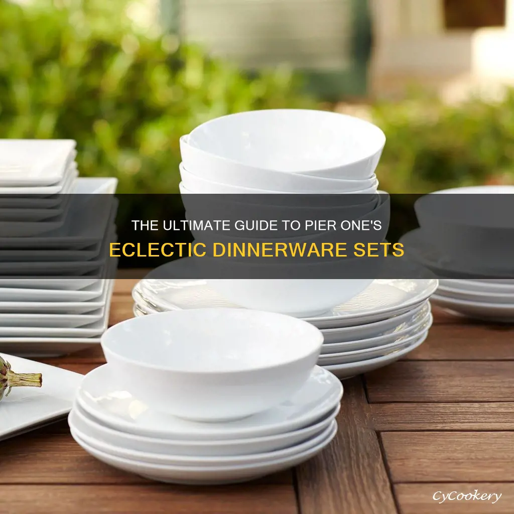 dinnerware sets at pier one