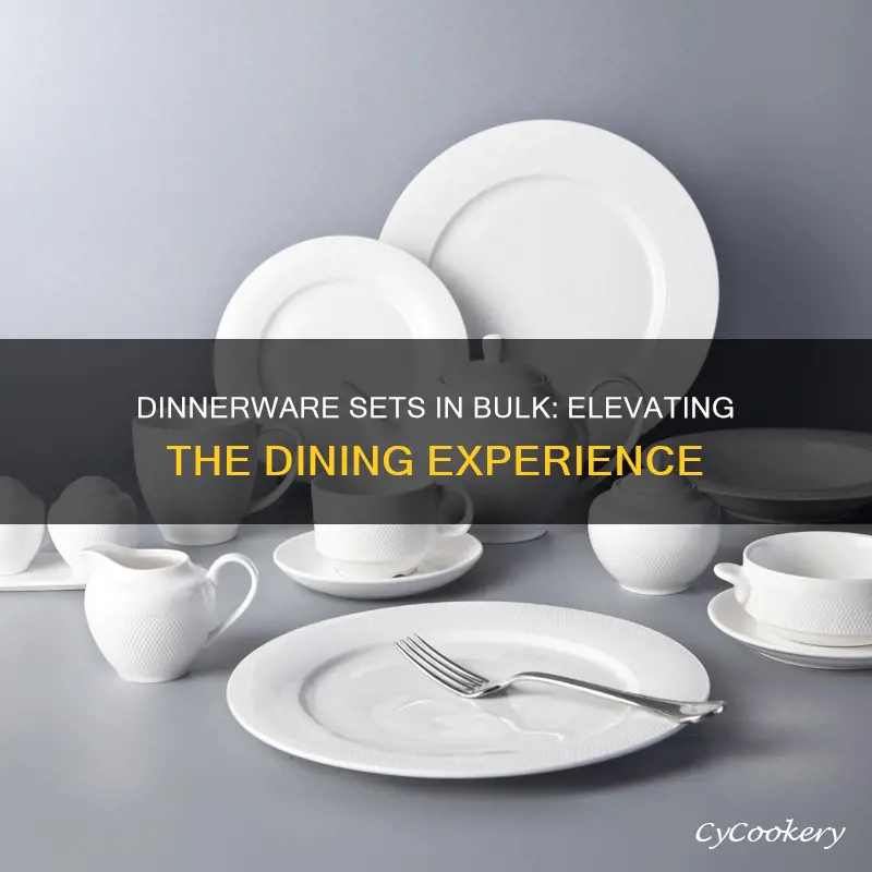 dinnerware sets bulk