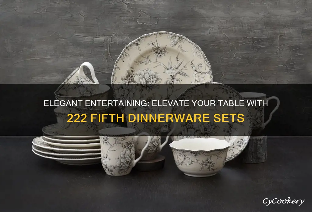 dinnerware sets by 222 fifth