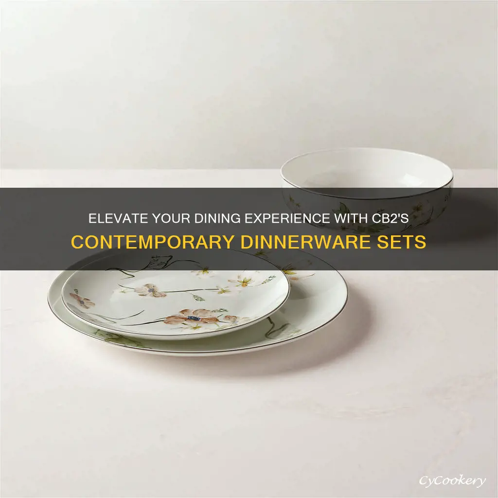 dinnerware sets cb2