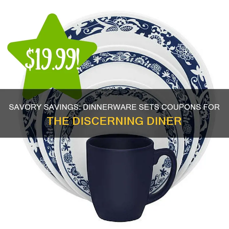 dinnerware sets coupons