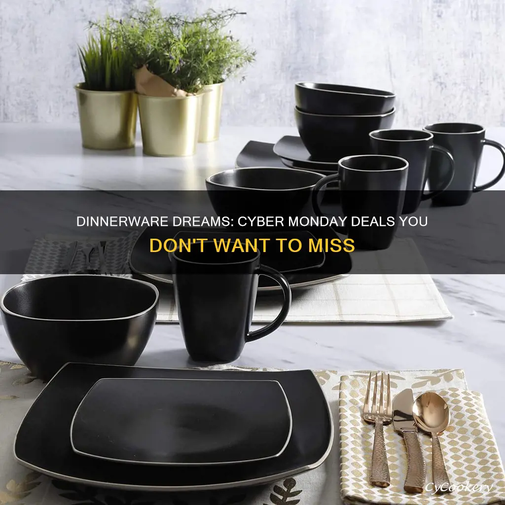 dinnerware sets cyber monday