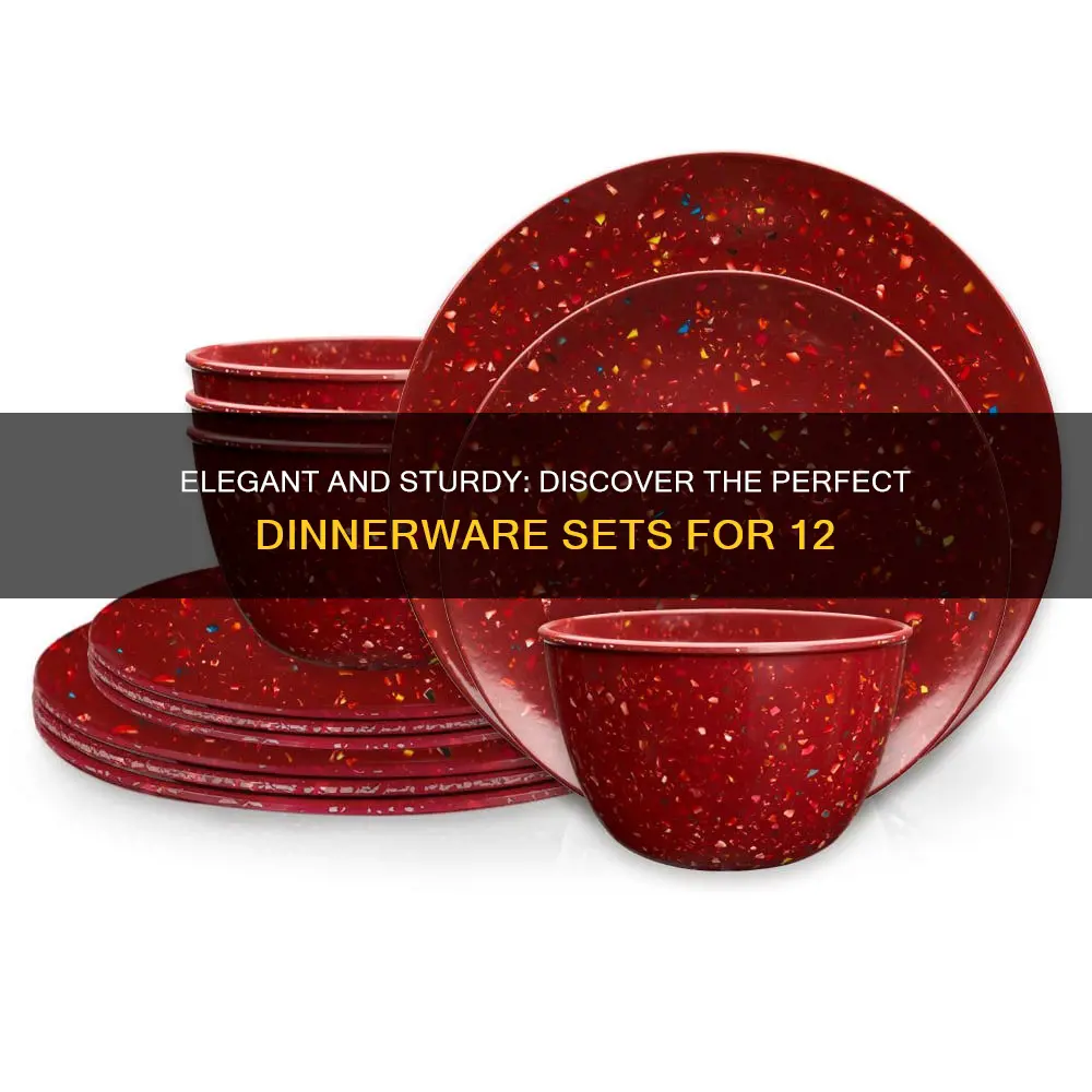 dinnerware sets for 12 durable