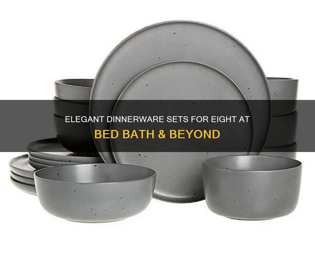 dinnerware sets for 8 bed bath and beyond