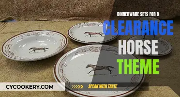 Giddyup! Elegant Horse-Themed Dinnerware Sets for Eight, Now on Clearance