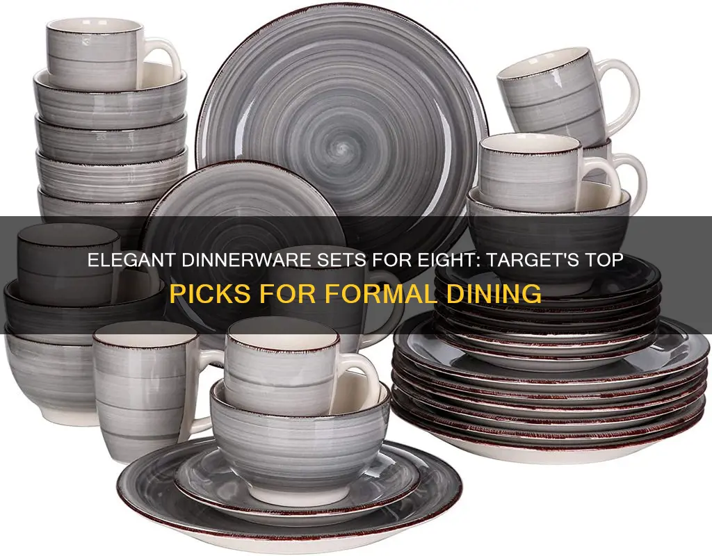 dinnerware sets for 8 target