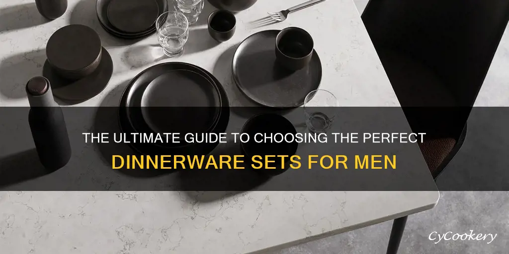 dinnerware sets for men