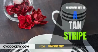 Tan Stripes Tableware Trend: Elevating Dinnerware with Timeless Style