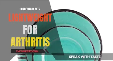 Lightweight Dinnerware Sets: Easy Handling for Arthritic Hands