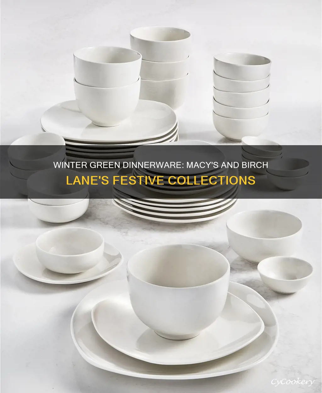 dinnerware sets macyswinter green dinnerware by birch lane