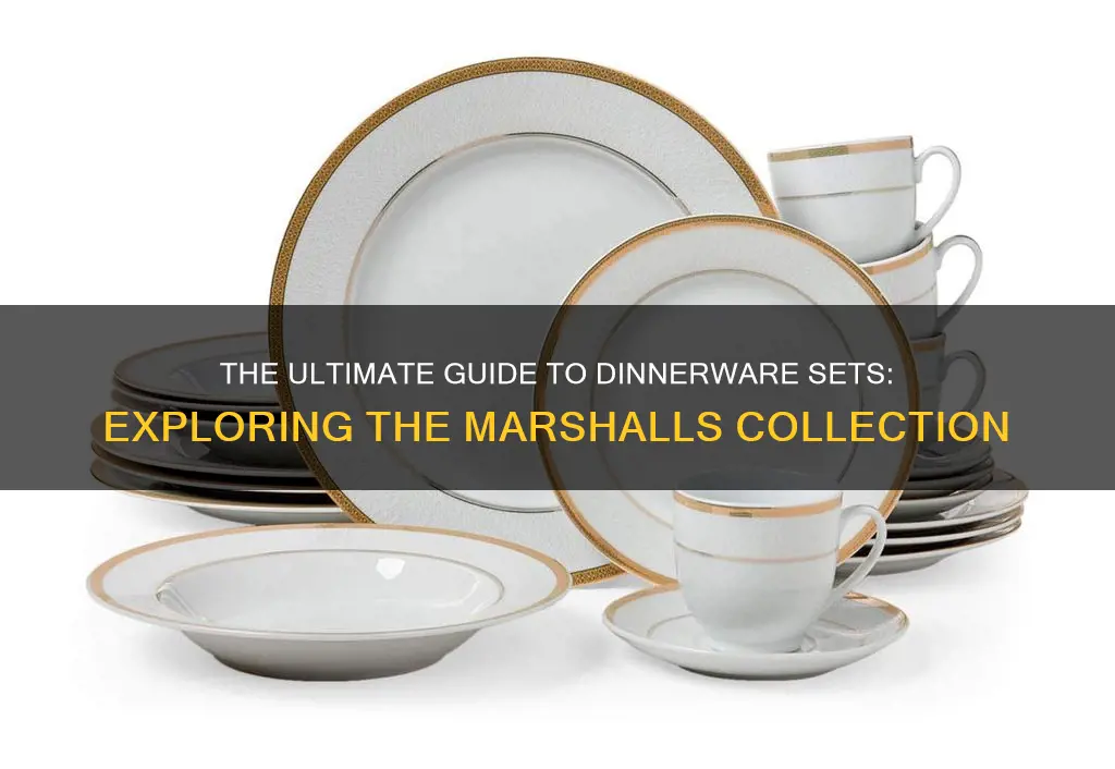 dinnerware sets marshalls