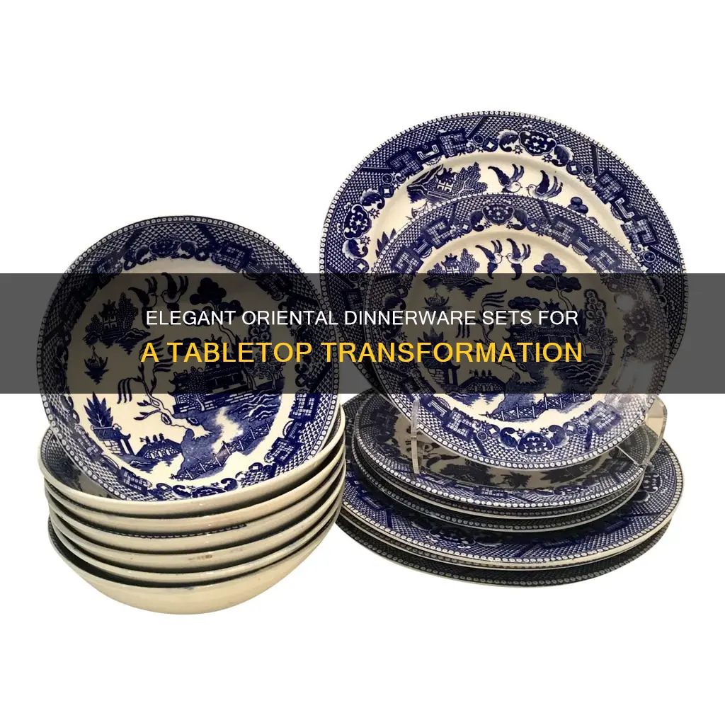 dinnerware sets oriental