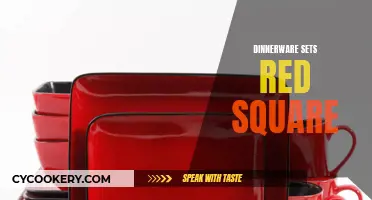 Red Revolution: Elevating Dinnerware with Bold Square Designs