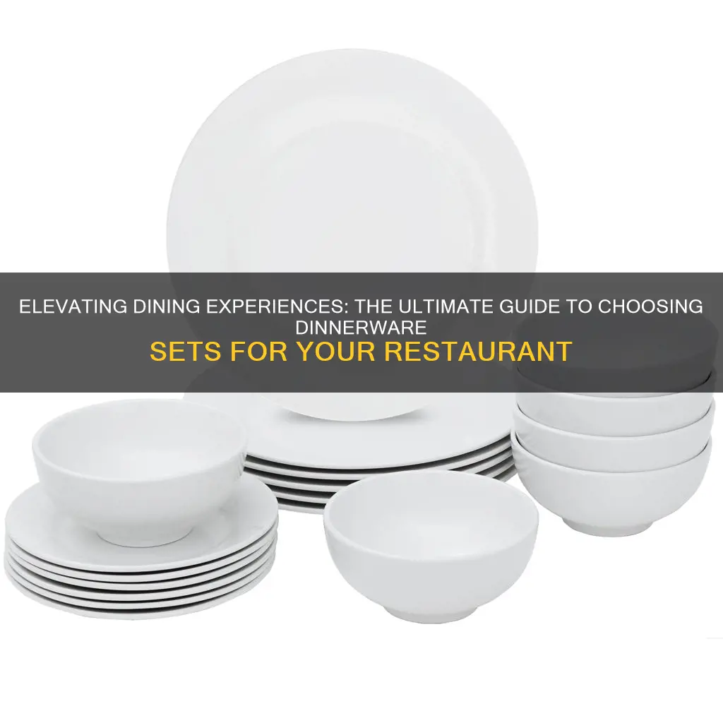 dinnerware sets restaurant supply