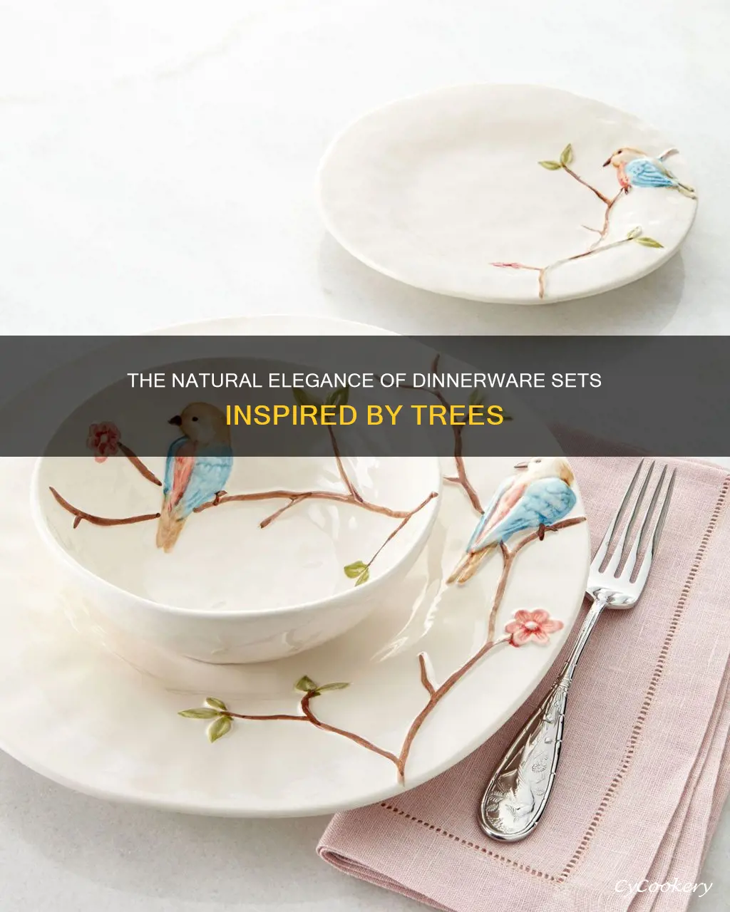 dinnerware sets trees