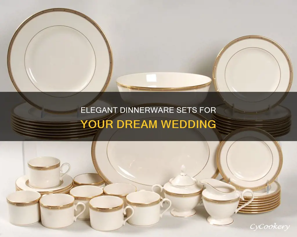 dinnerware sets wedding