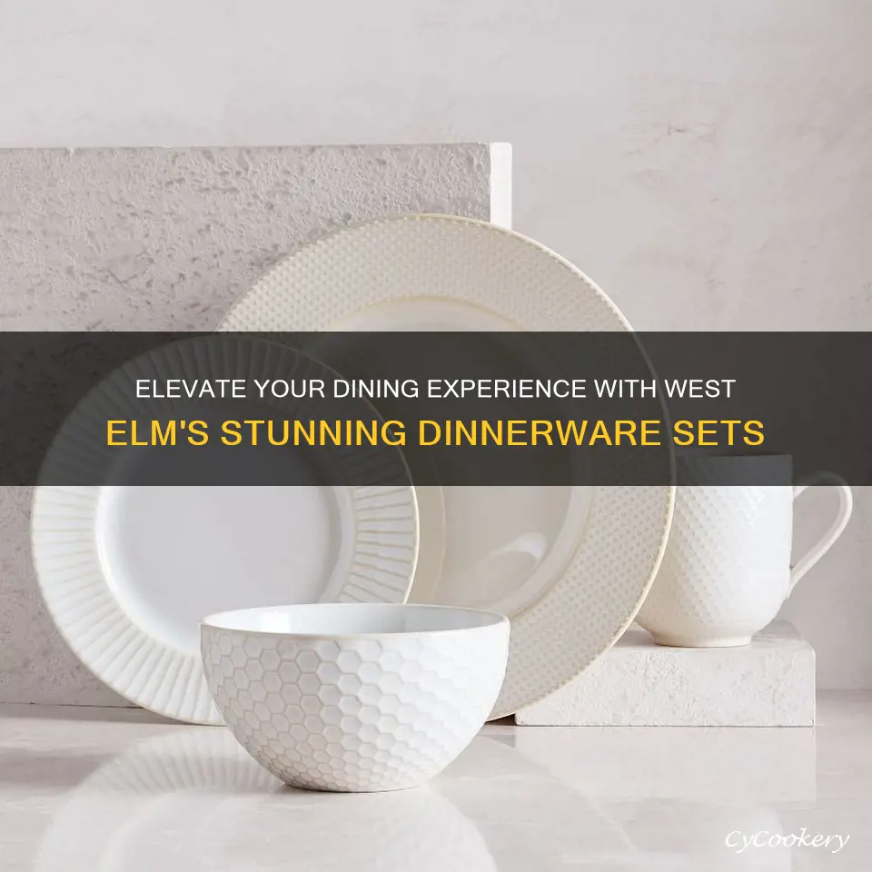 dinnerware sets west elm