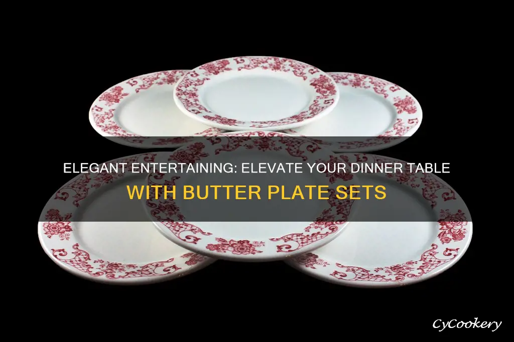 dinnerware sets with butter plate