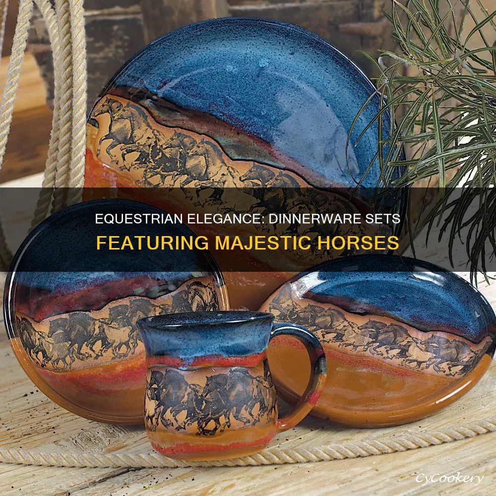 dinnerware sets with horses