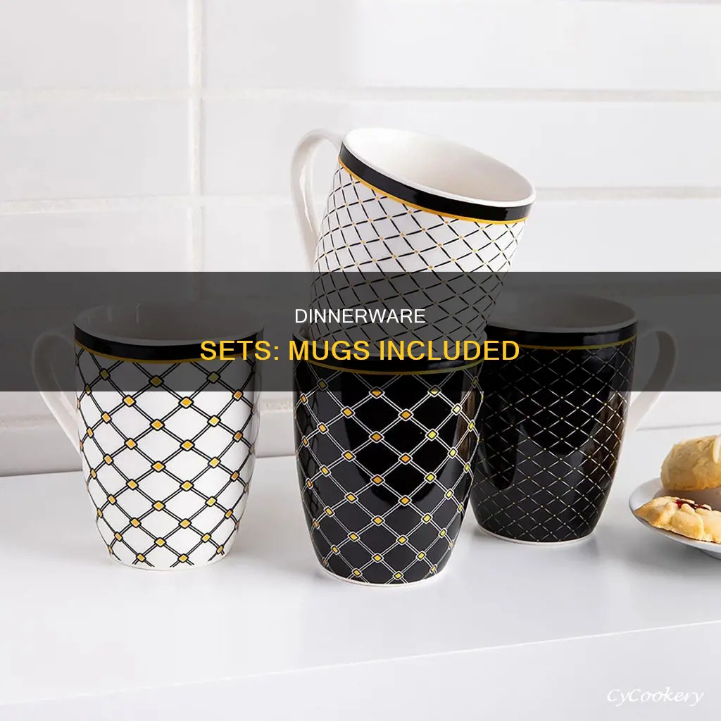 dinnerware sets with mugs