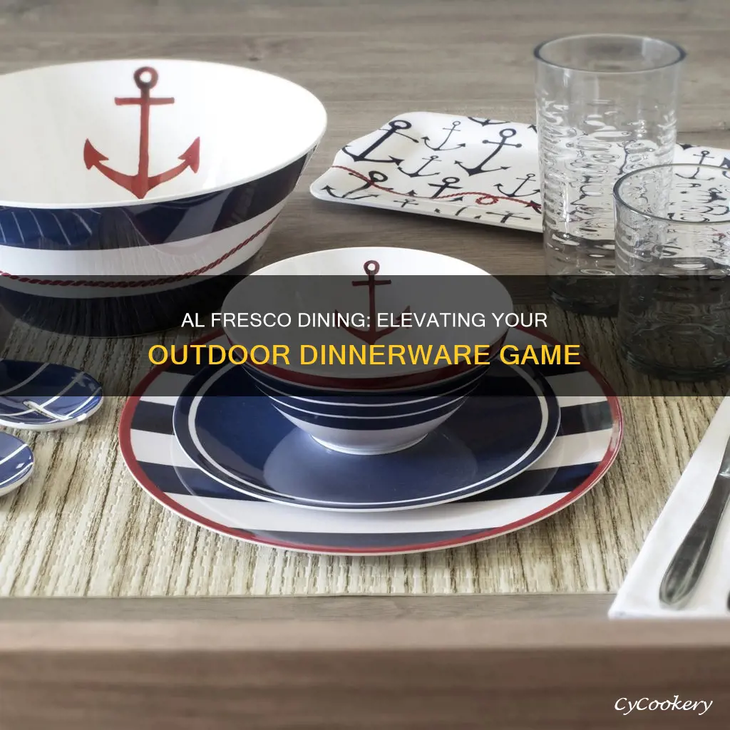 dinnerware sets with outdoor theme