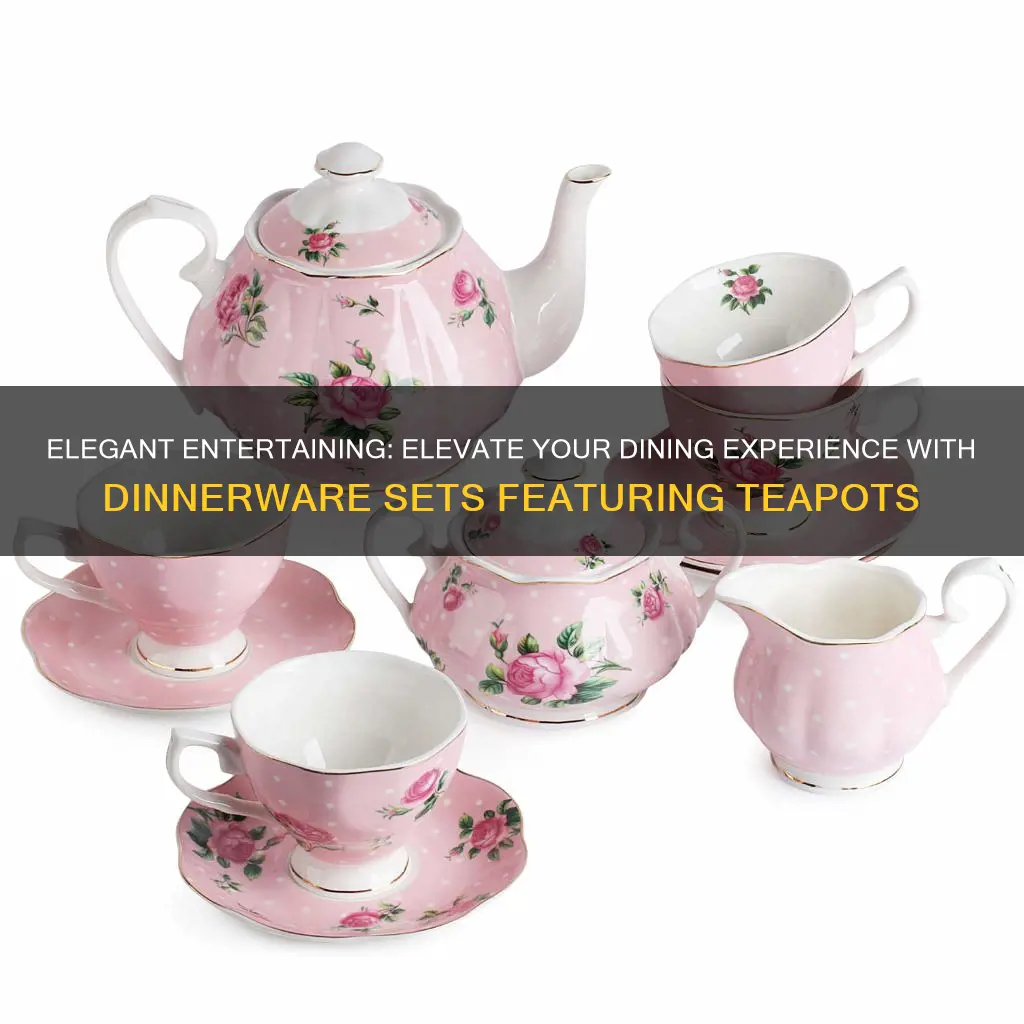 dinnerware sets with teapot