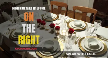 The Art of Table Setting: Fork Placement and Dinnerware Arrangement