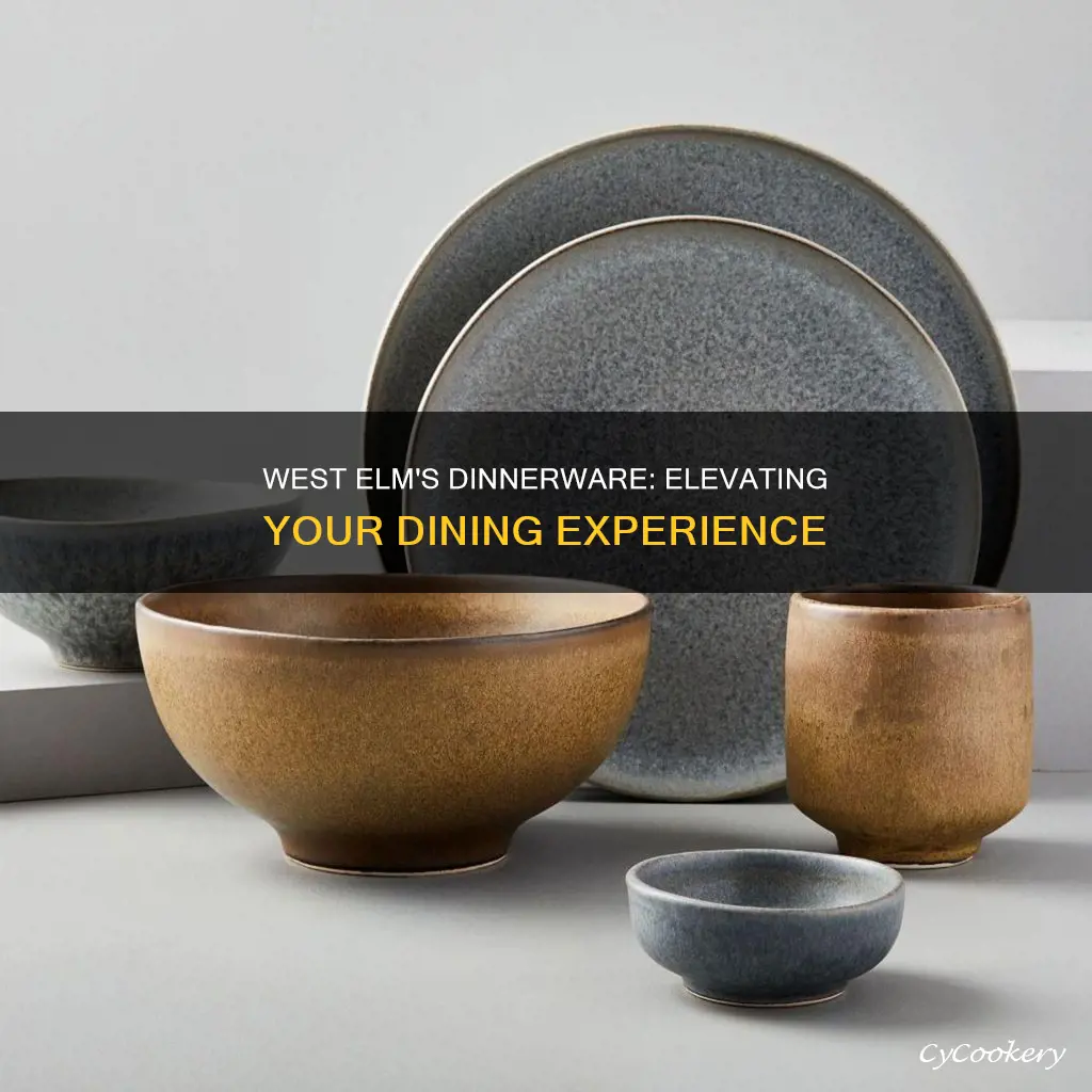 dinnerware west elm