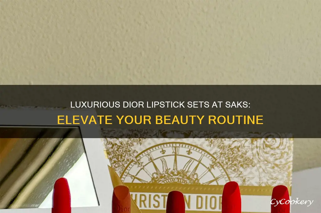 dior lipstick set saks
