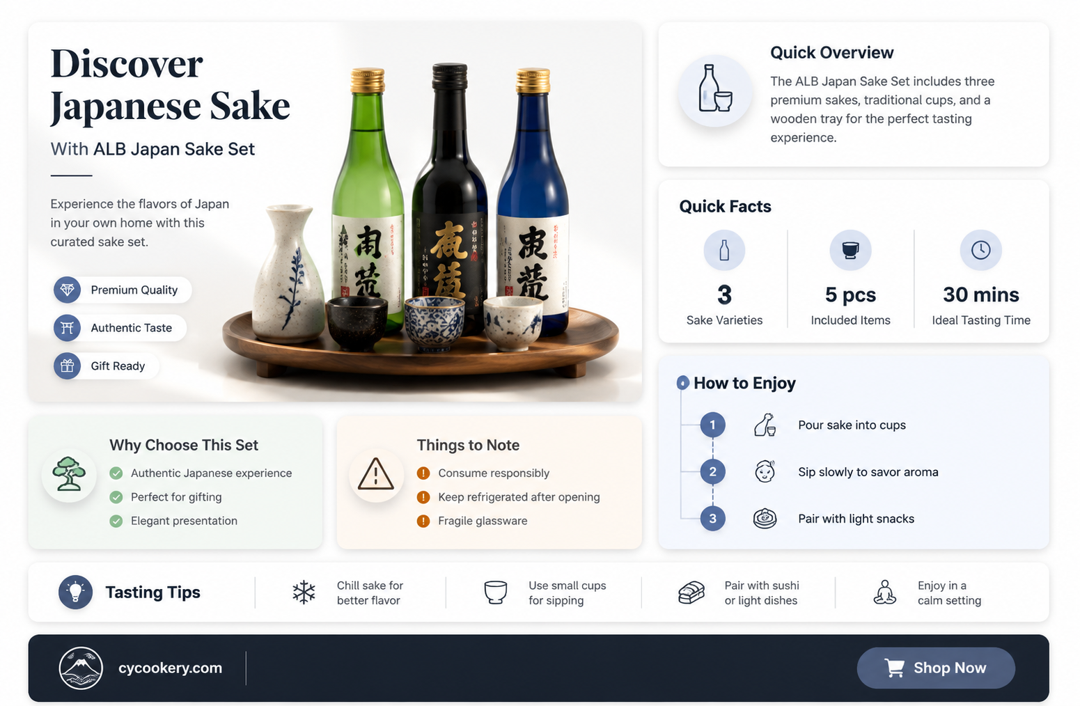alb japan sake set
