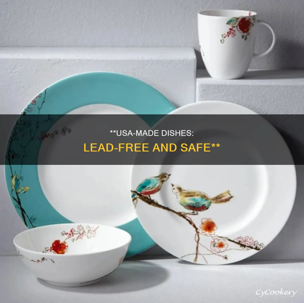 dishes made in the usa lead free